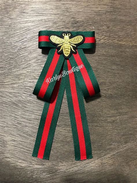 gucci bee ribbon